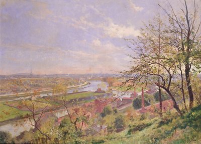 View of Boulogne sur Seine by Louis Tauzin